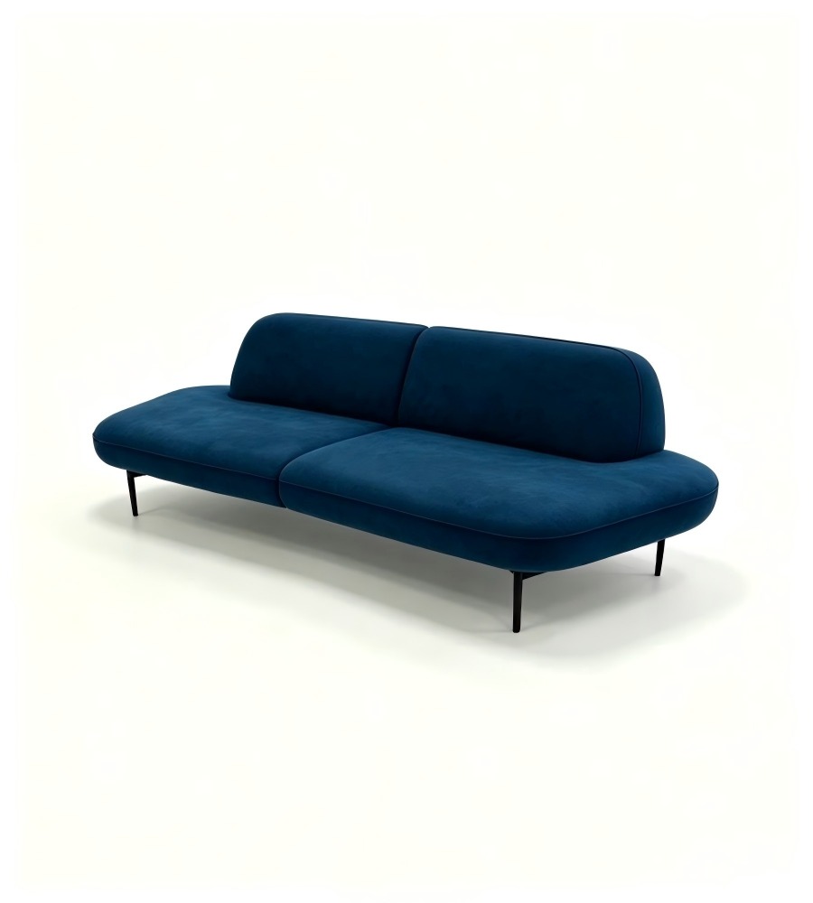 舒適布藝鐵腳梳化 Modern Comfortable Fabric Sofa