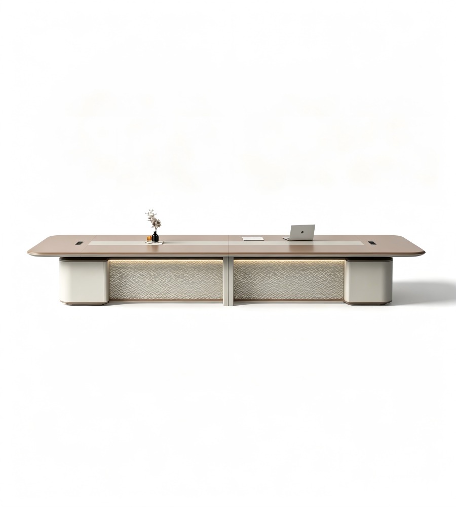 輕奢弧型底座會議桌 Light Luxury Arched Base Conference Table