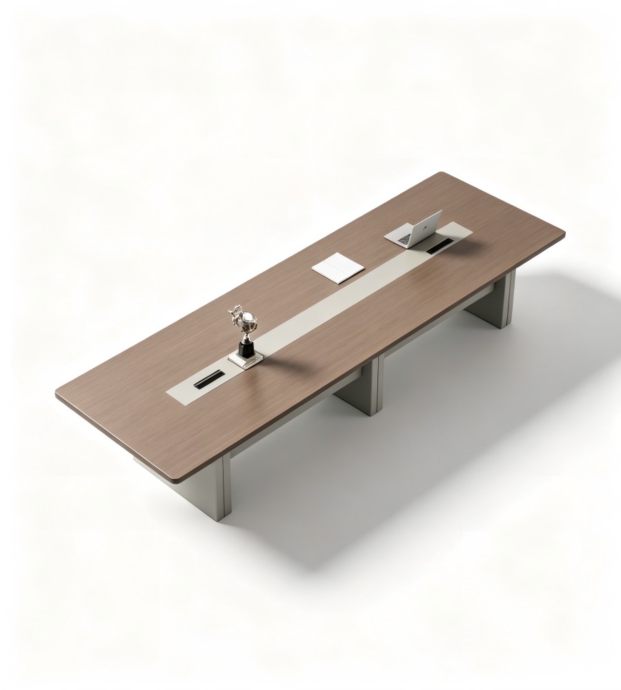 嵌入式線槽會議長桌 Integrated Cable Management Conference Table