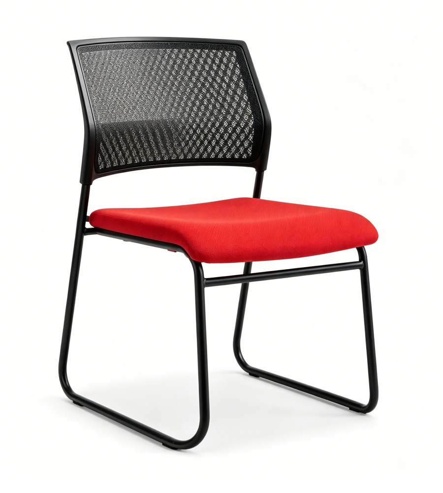 都會風紅黑配色協作椅 Urban Style Red-Black Collaborative Chair