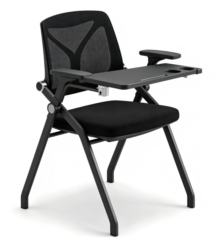 專業網背寫字板培訓椅 Professional Mesh-Back Training Chair with Tablet