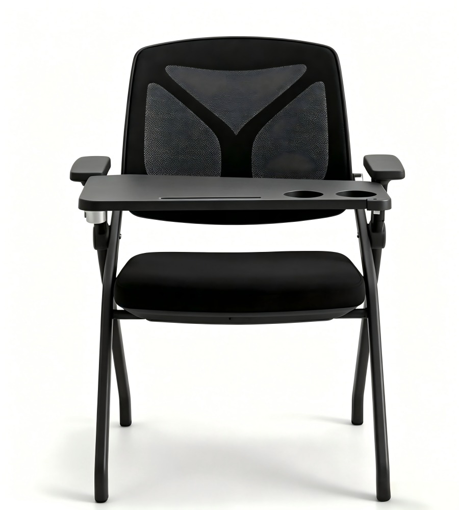 專業網背寫字板培訓椅 Professional Mesh-Back Training Chair with Tablet