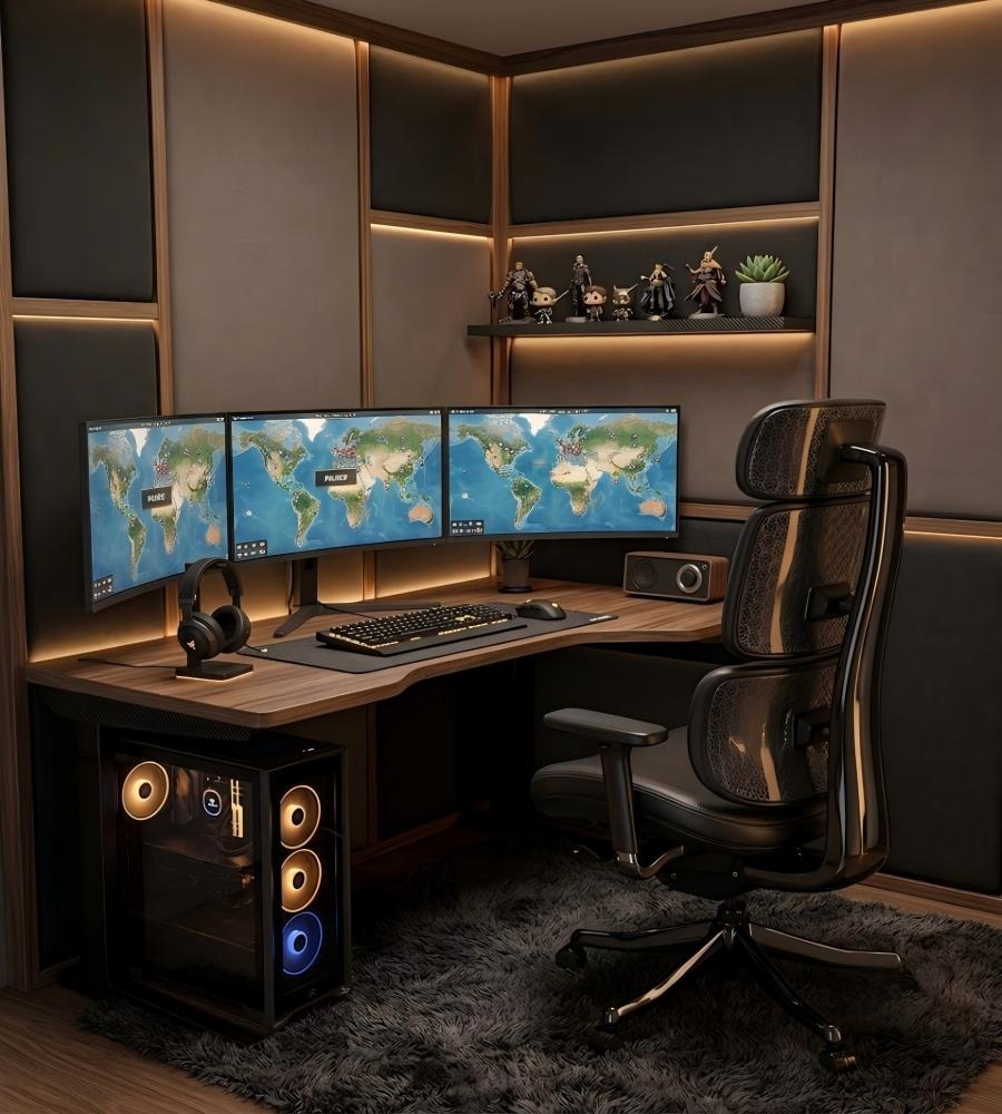 三段式支撐電競椅 3-Zone Support Gaming Chair