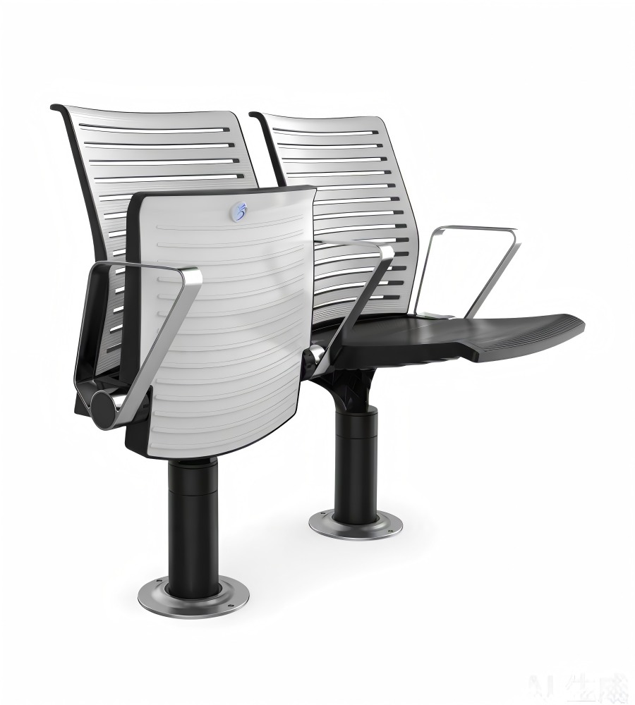 現代鋁合金帶扶手獨立腳禮堂椅 Modern Aluminum Auditorium Chair