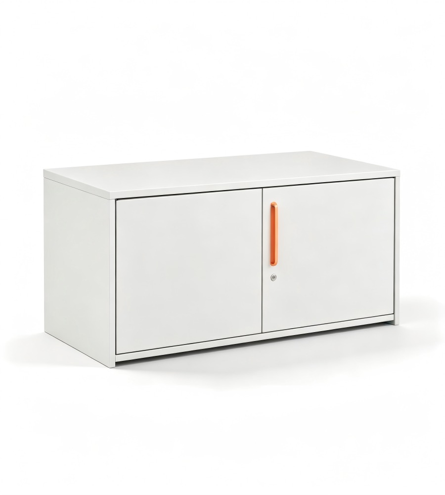 鋼製簡約低身矮櫃 Minimalist Low-Profile Steel Cabinet