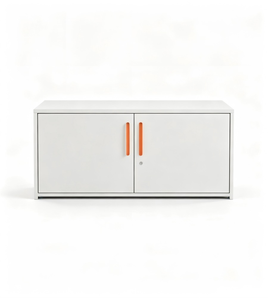 鋼製簡約低身矮櫃 Minimalist Low-Profile Steel Cabinet