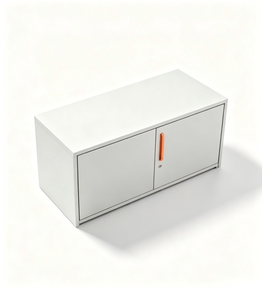 鋼製簡約低身矮櫃 Minimalist Low-Profile Steel Cabinet