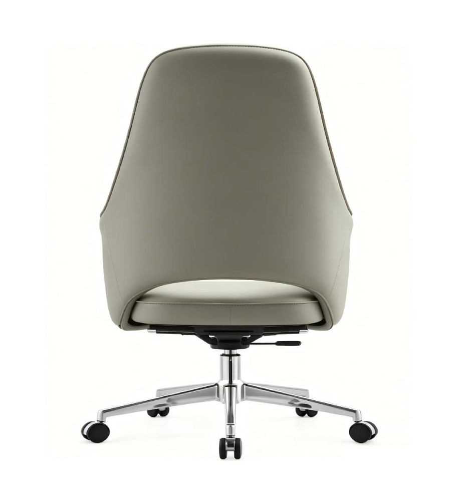 高背弧線扶手大班椅	High-Back Curved Design Executive Chair with Armrests