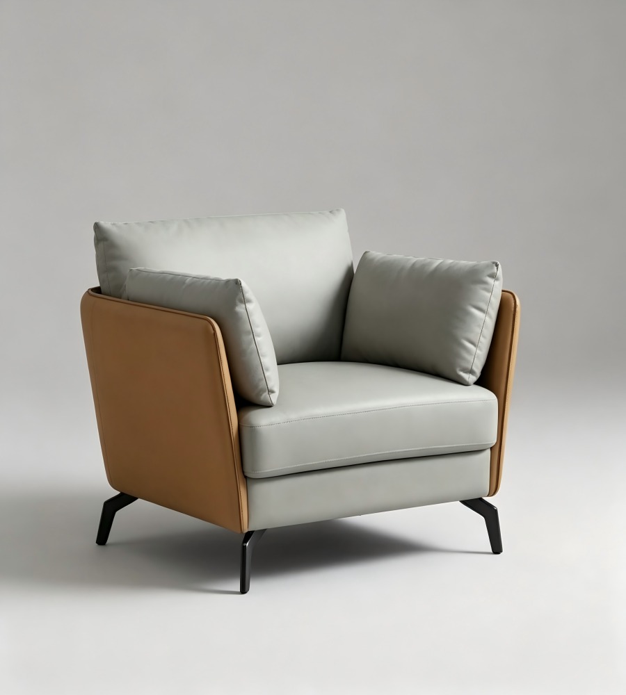 雙色包裹單人沙發 Dual-Tone Wrap Armchair