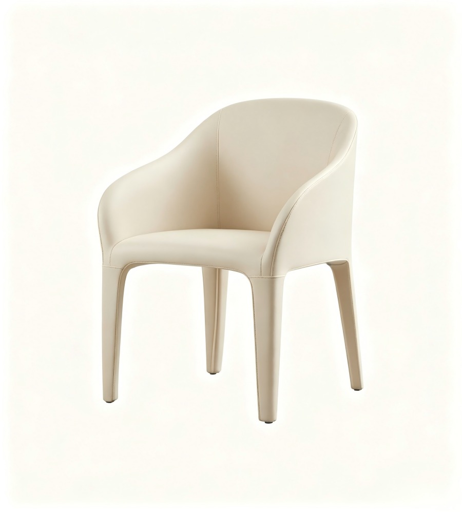 現代柔美扶手休閒椅 Modern Soft-Contour Armchair