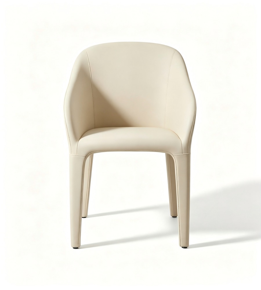現代柔美扶手休閒椅 Modern Soft-Contour Armchair