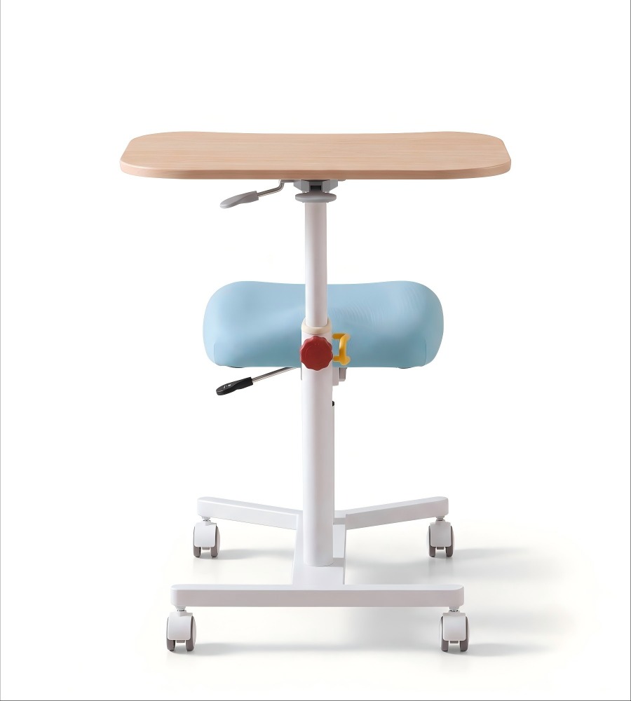 人體工學多色木紋一體式升降學習枱 Ergonomic All-in-One Kids Study Desk