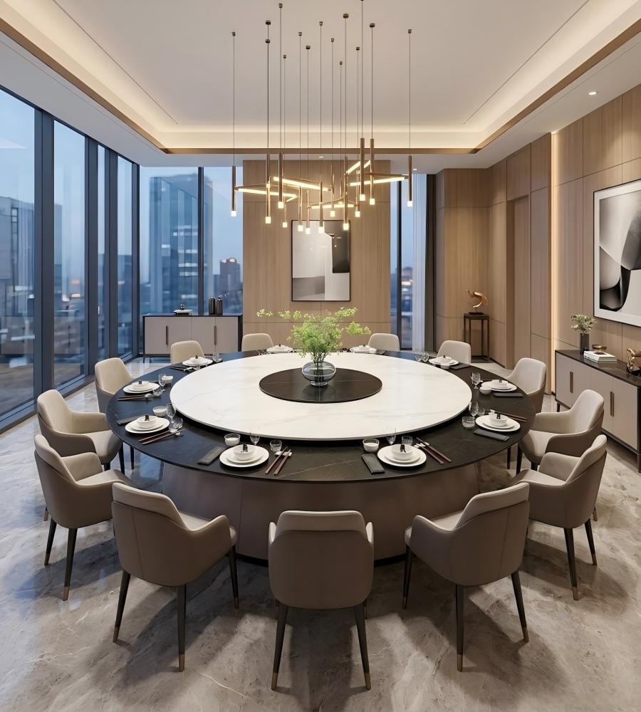 現代極簡電動宴會桌 Modern Minimalist Electric Banquet Table