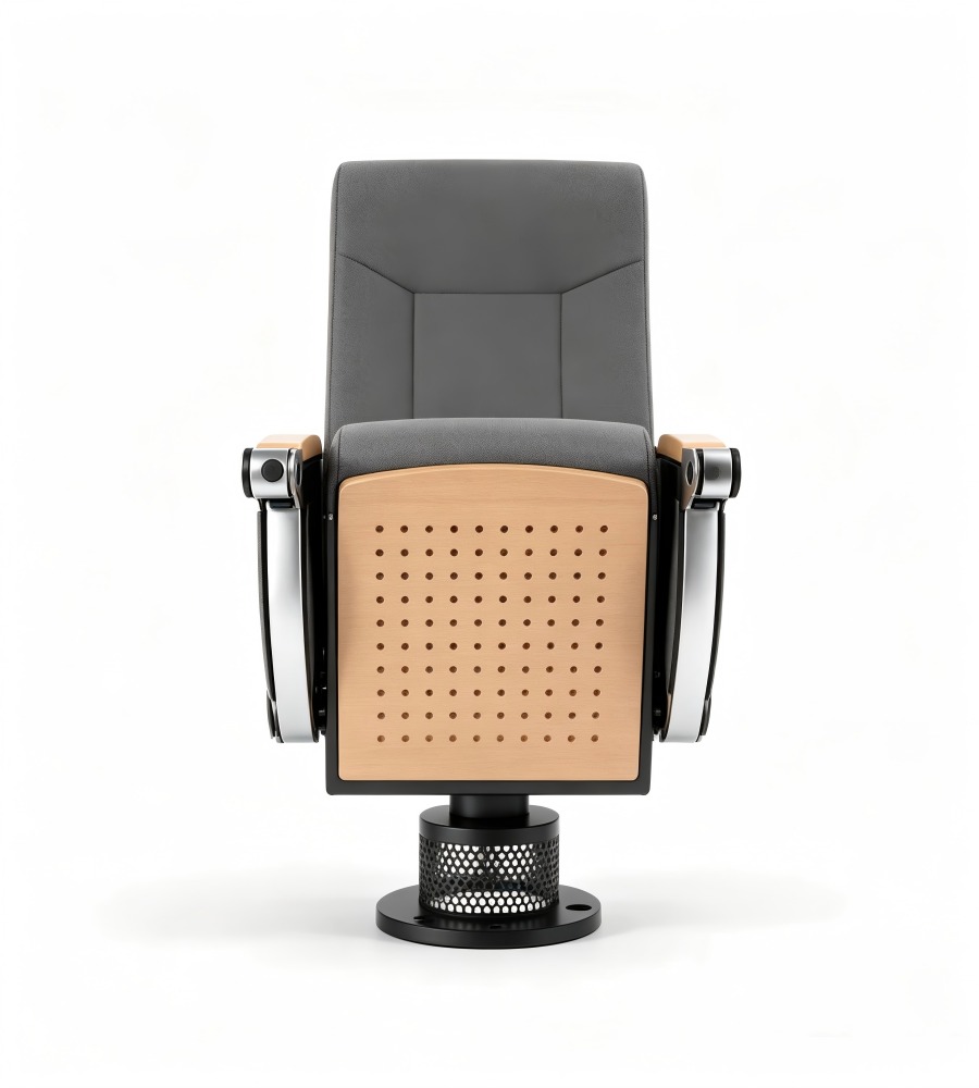 現代木質飾面摺疊禮堂椅 Modern Wood-Finish Foldable Auditorium Chair