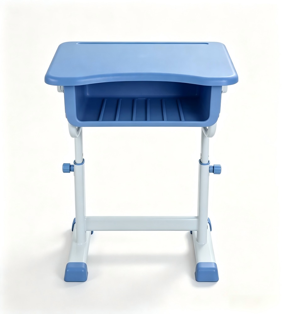 旋鈕式升降學生桌	Knob-Adjustment Student Desk