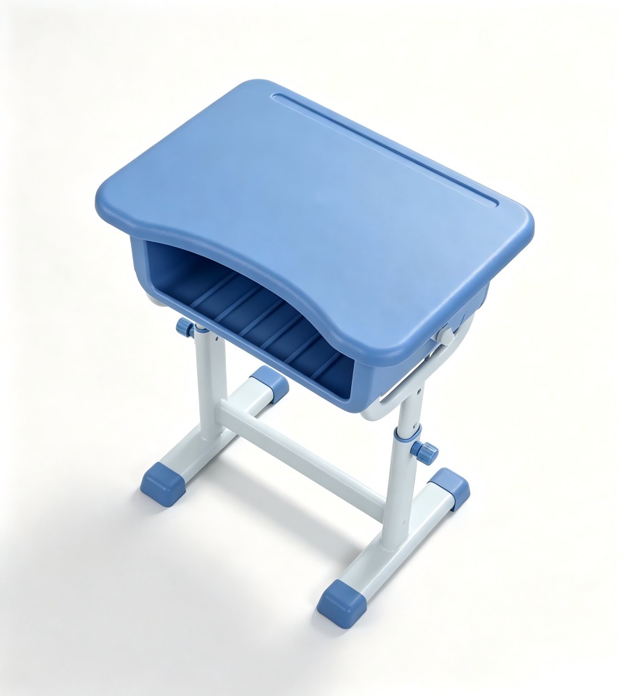旋鈕式升降學生桌	Knob-Adjustment Student Desk