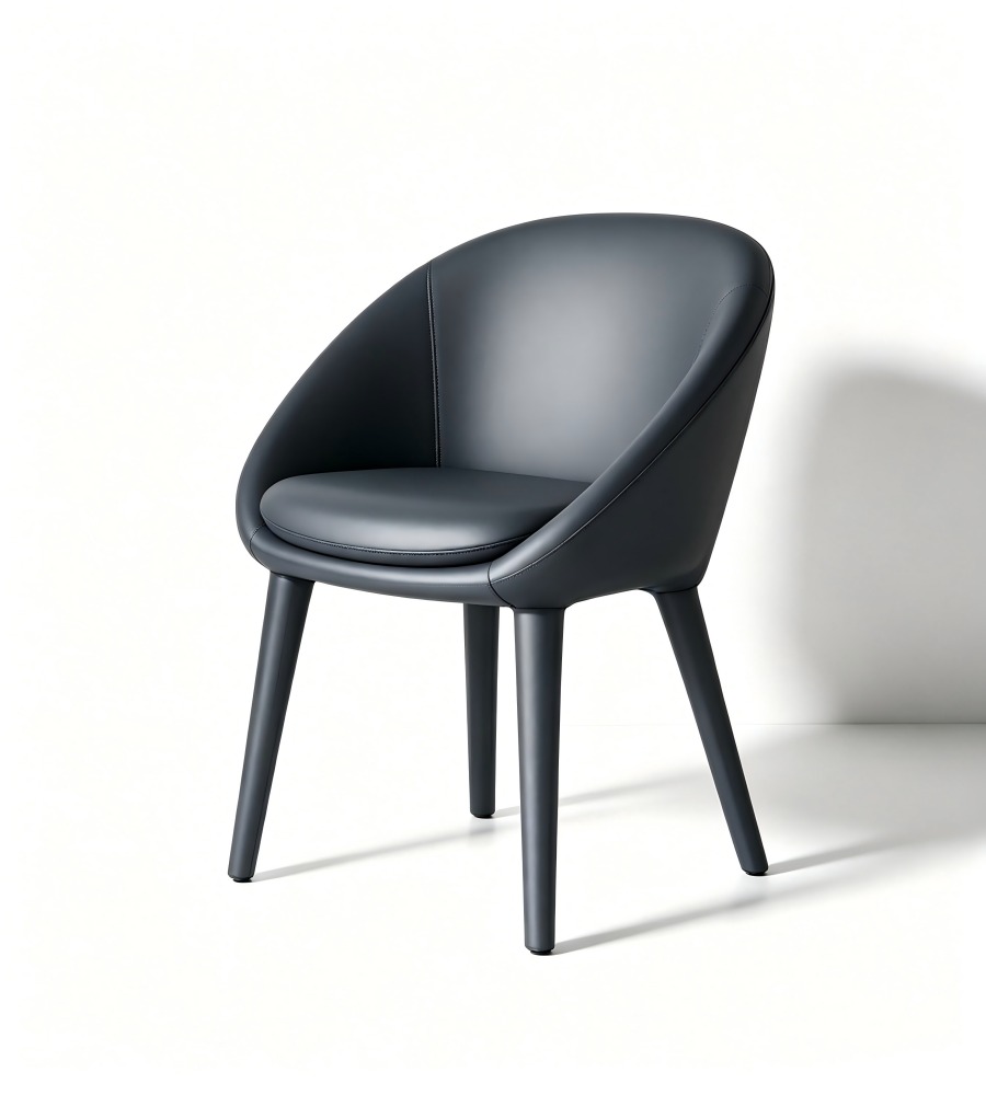 弧型包覆休閒椅 Curved Wrap-Around Lounge Chair