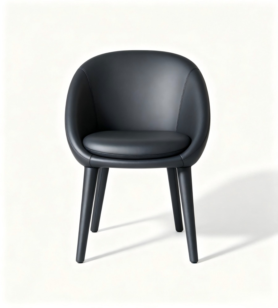 弧型包覆休閒椅 Curved Wrap-Around Lounge Chair