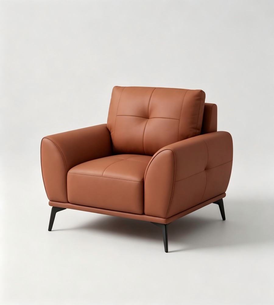 敦實扶手單人椅	Solid-Stance Armchair