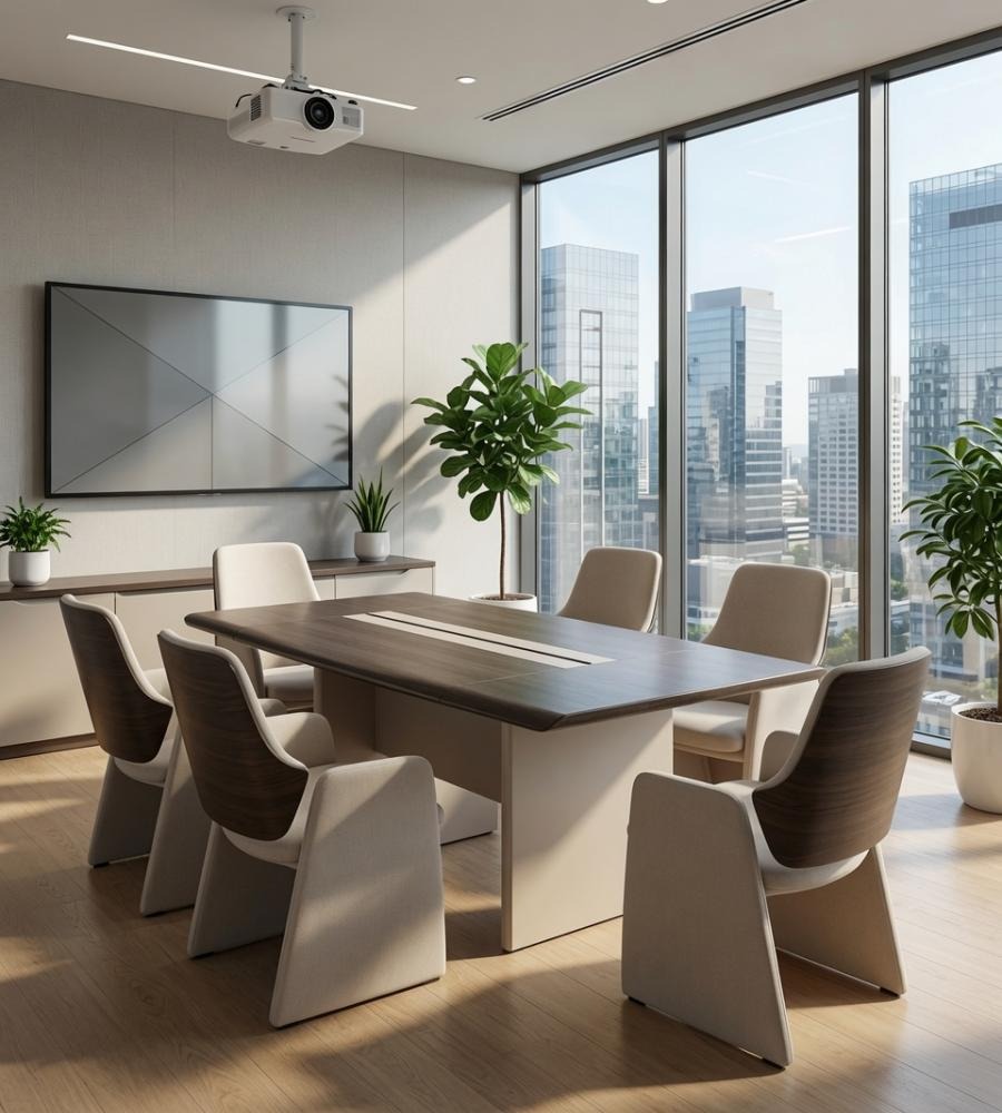 現代商務雙色會議桌 Modern Business Two-Tone Conference Table