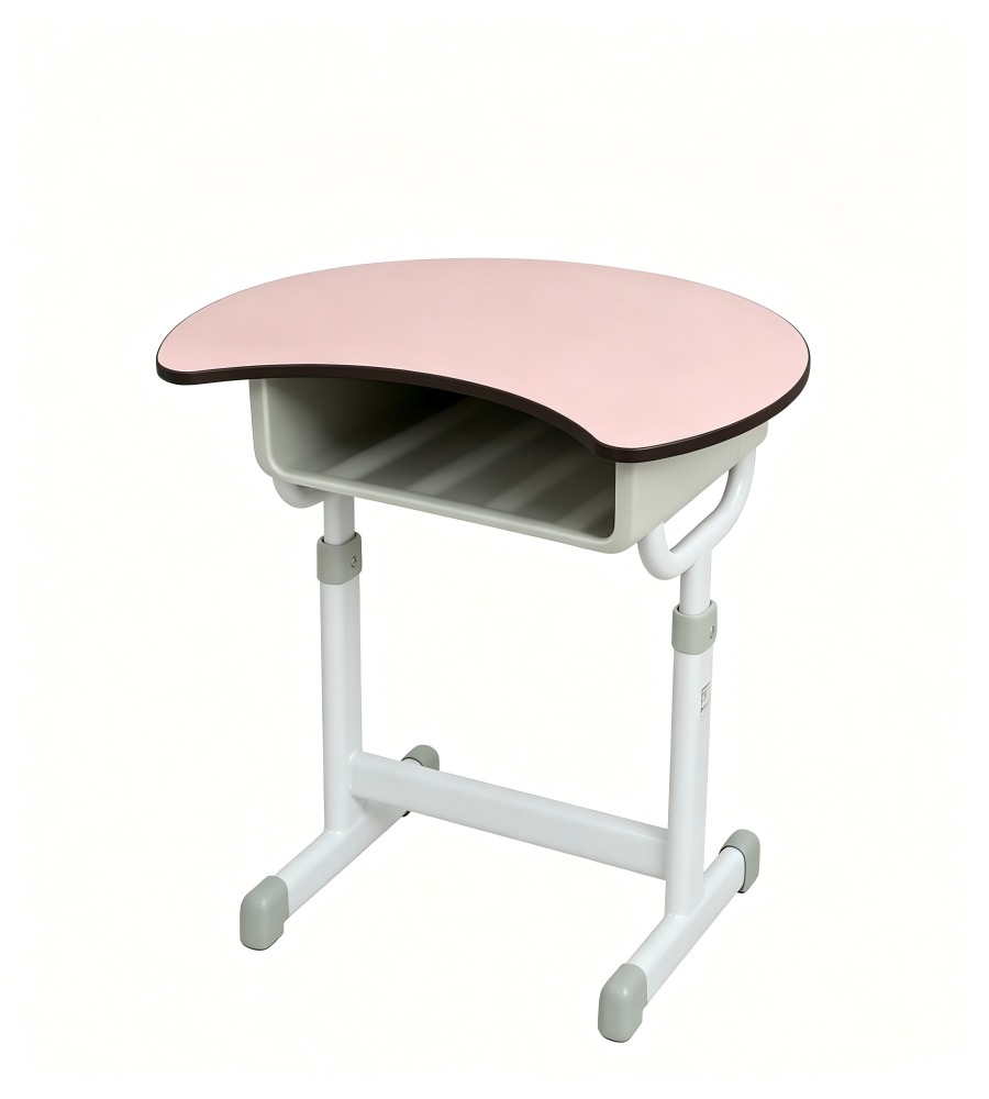 弧形面板貼合式升降學習桌 Ergonomic Height-Adjustable Study Desk with Curved Desktop