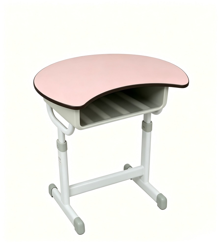 弧形面板貼合式升降學習桌 Ergonomic Height-Adjustable Study Desk with Curved Desktop