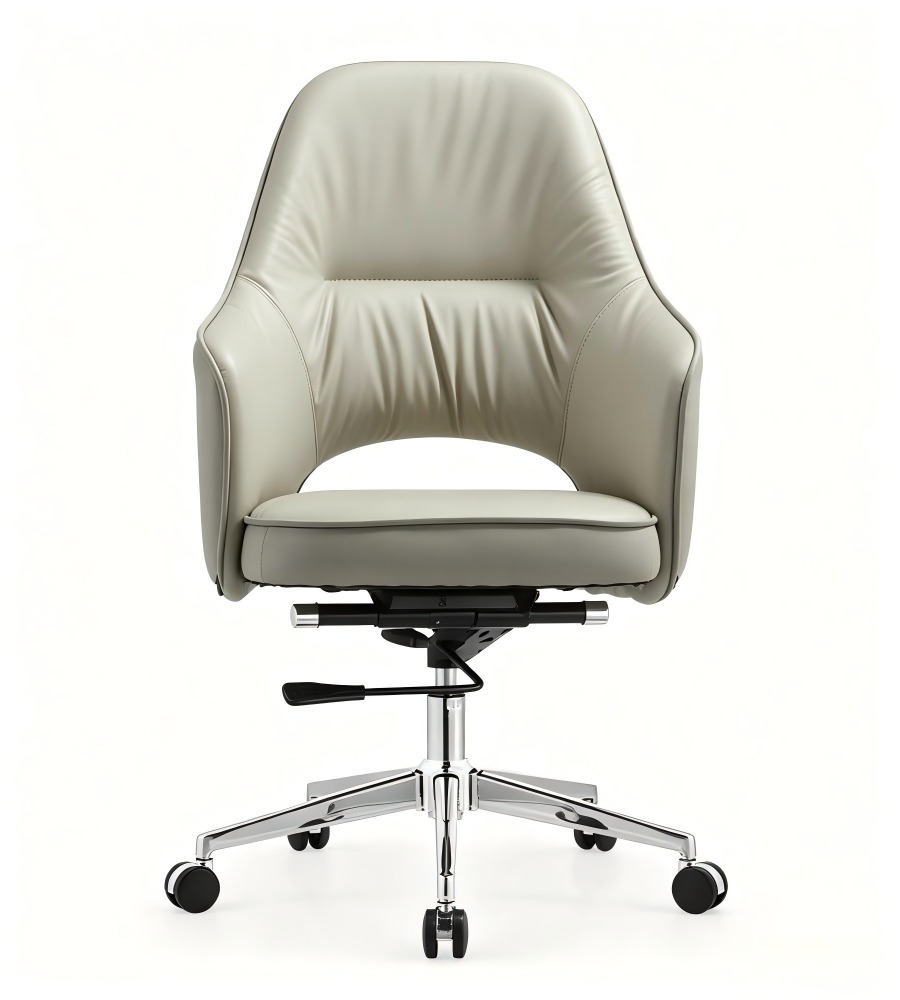 中背弧線扶手大班椅 Mid-Back Curved Design Executive Chair with Armrests