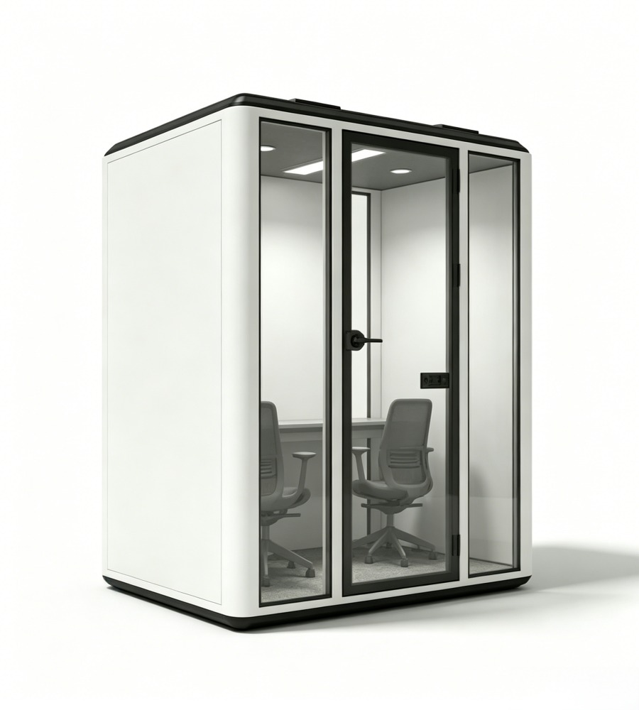 智能四人會議隔音艙 Smart Quad-Person Meeting Soundproof Booth