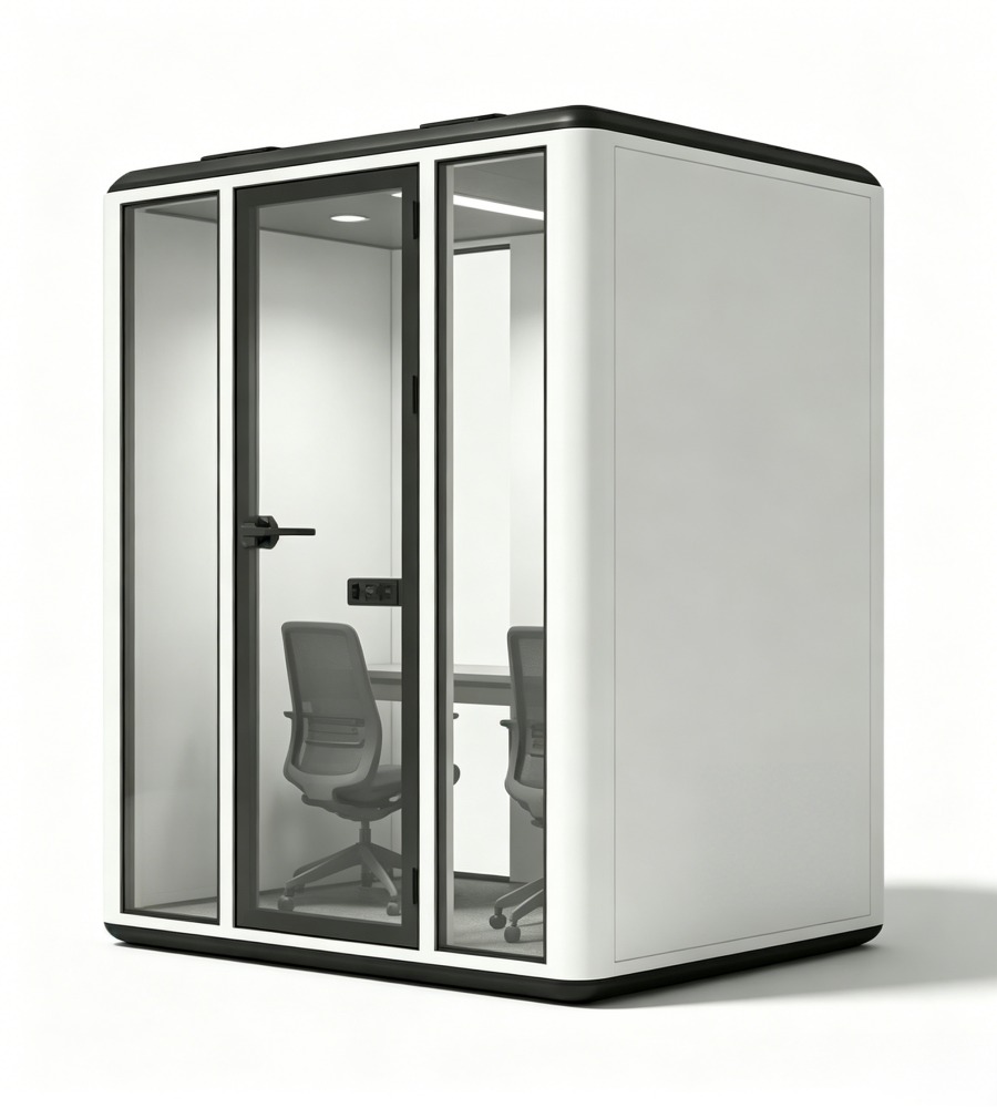 智能四人會議隔音艙 Smart Quad-Person Meeting Soundproof Booth