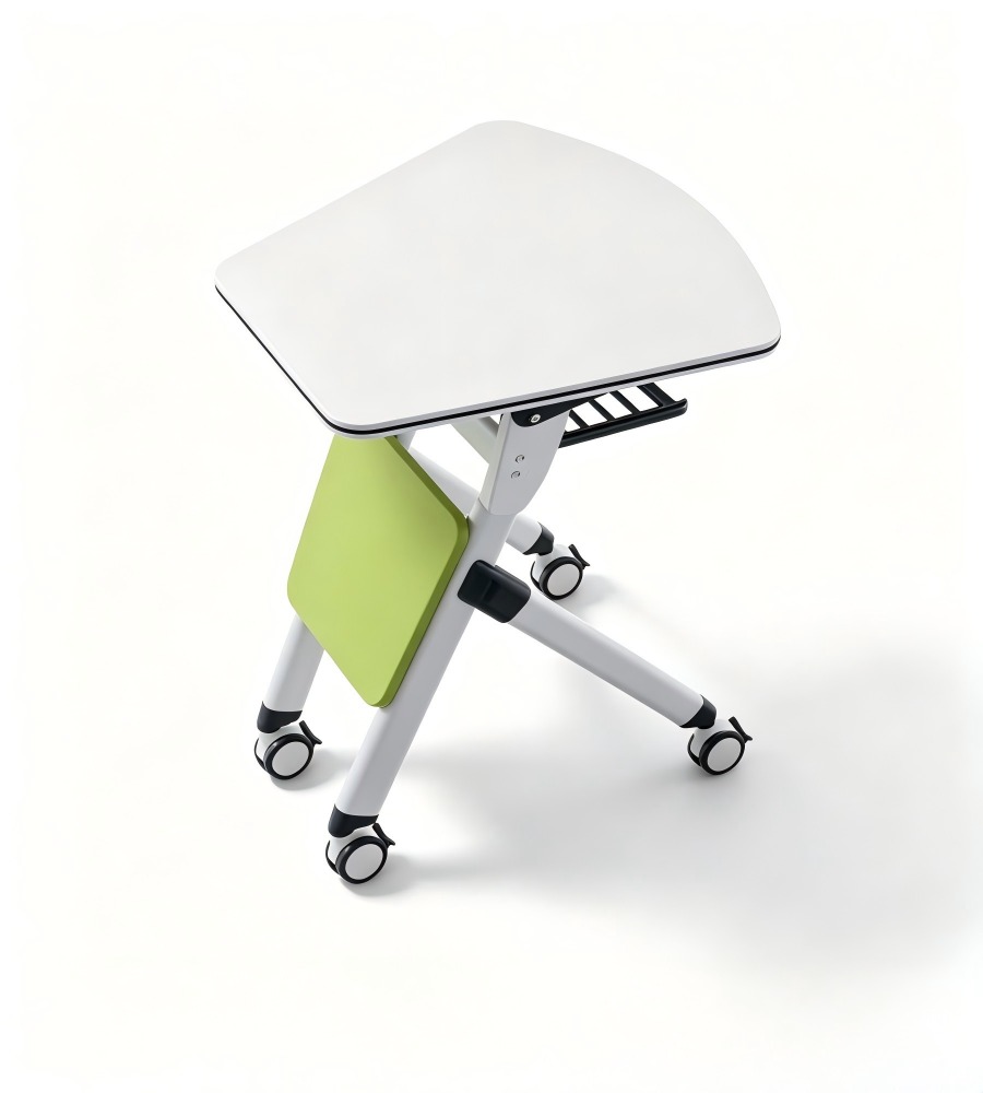綠色可移動可固定的多功能摺叠桌 Movable and fixable multifunctional folding table