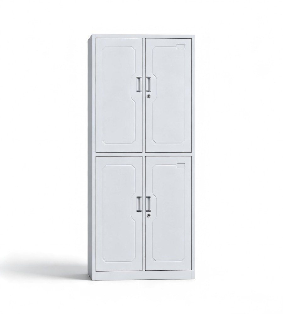 雙層對開鋼製文件櫃 Two-Tier Steel Swing-Door Filing Cabinet