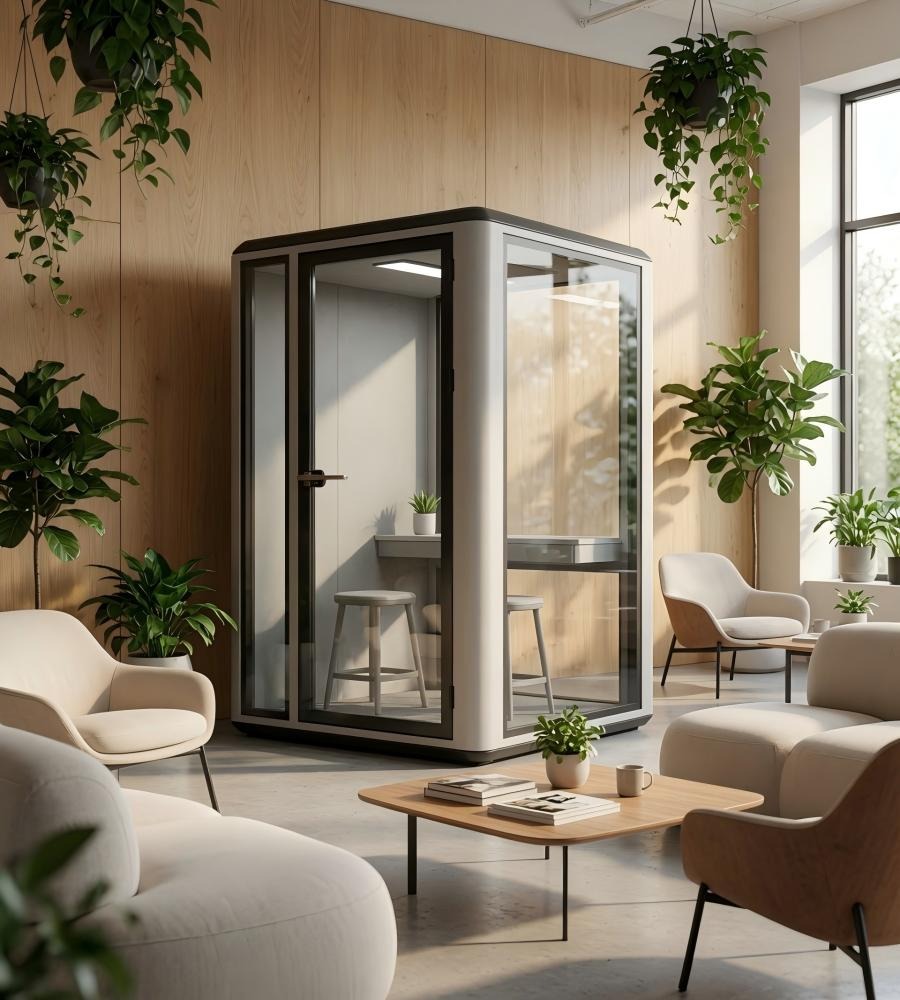 商務雙人協作靜音倉 Business Dual-Person Collaborative Acoustic Pod