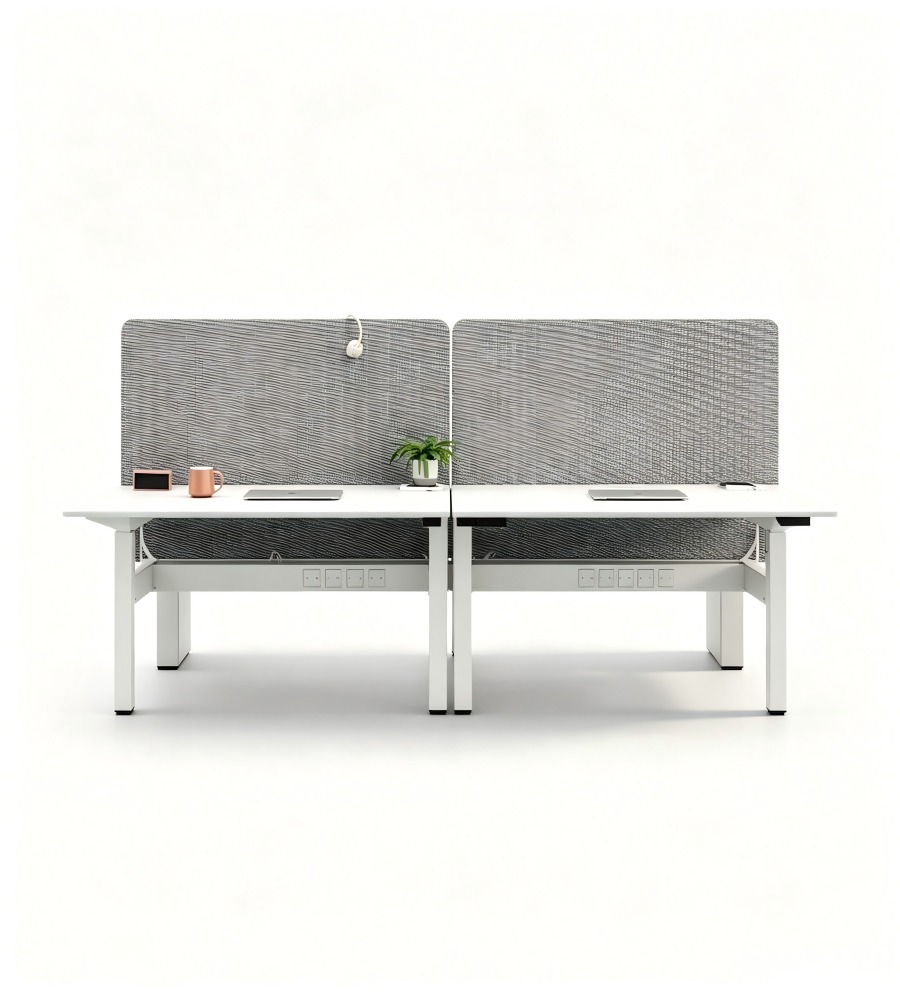 現代簡約雙人升降台 Modern Minimalist Dual Standing Desk