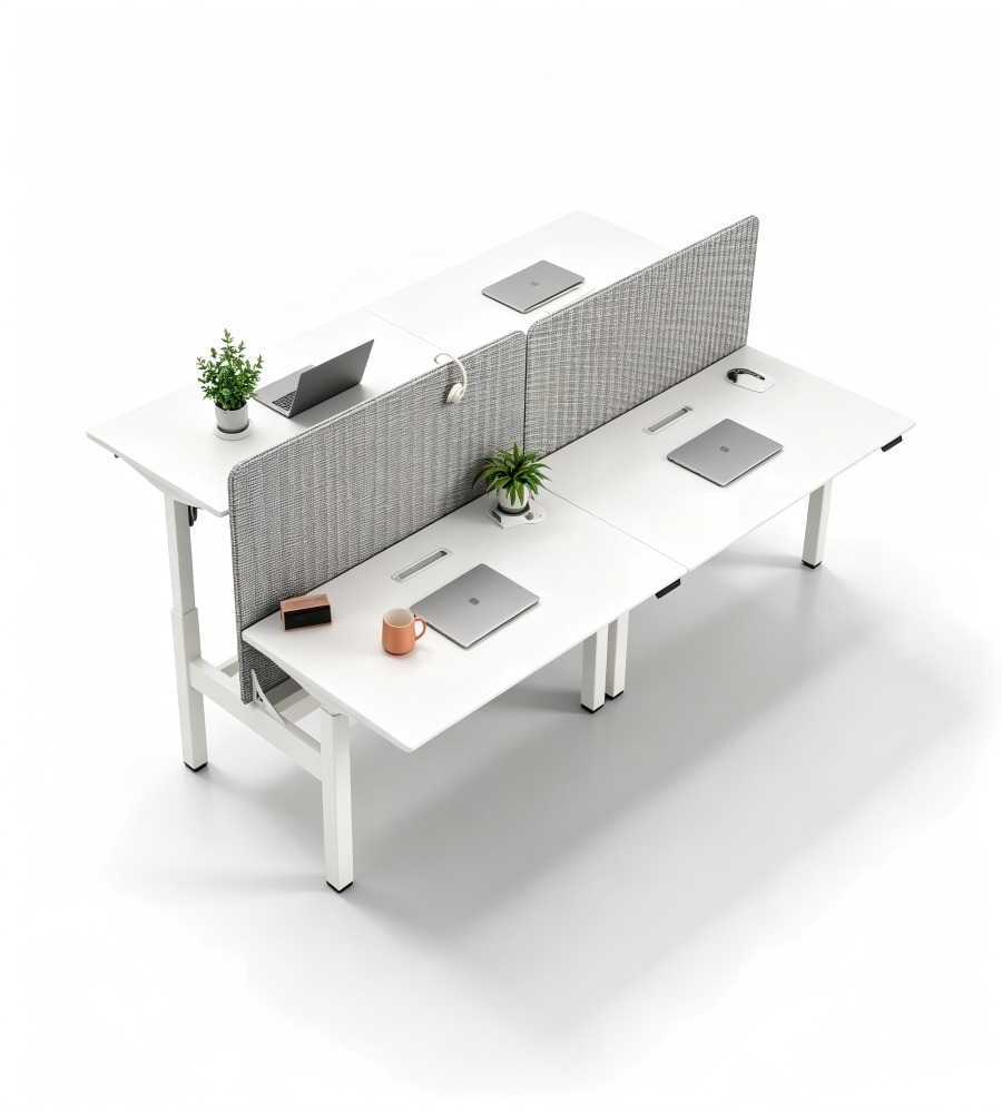 現代簡約雙人升降台 Modern Minimalist Dual Standing Desk