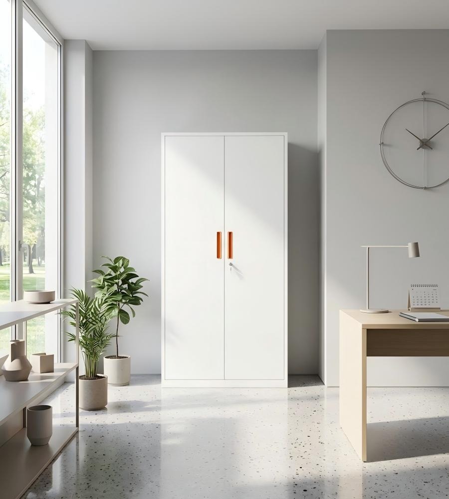 全高對開門鋼製文件櫃 Full-Height Steel Swing-Door Filing Cabinet