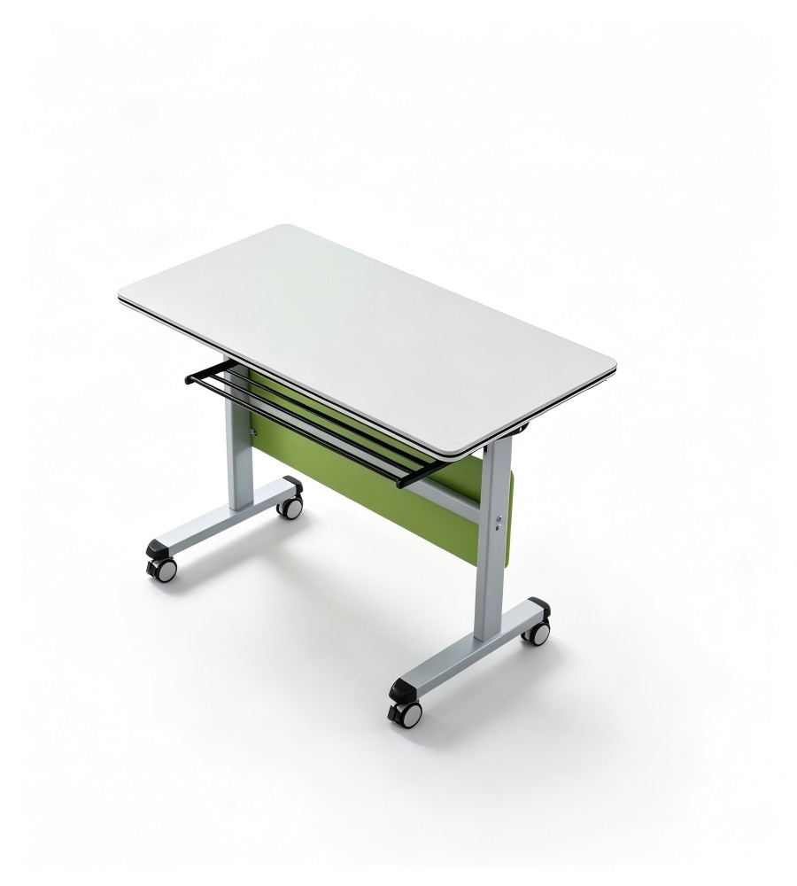 現代實用淺灰拼綠色培訓枱 Modern Practical Light Grey and Green Training Table