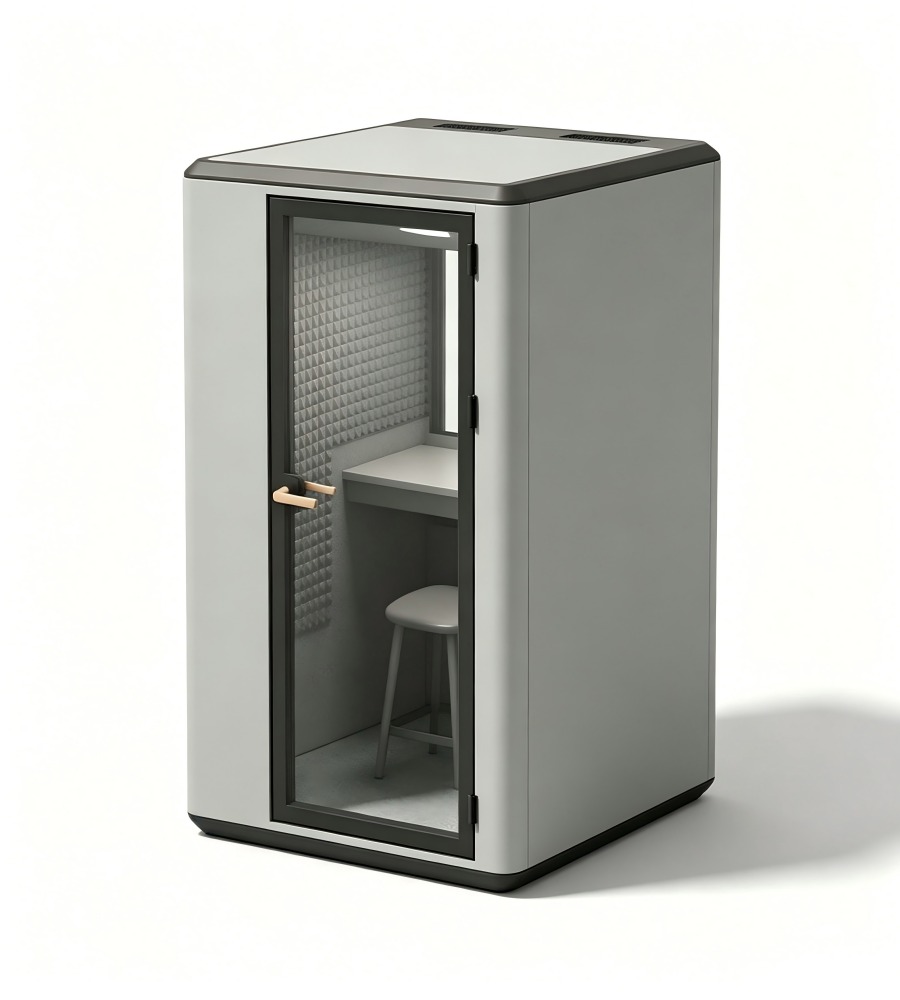 極簡專注學習靜音倉 Minimalist Focus Acoustic Study Pod
