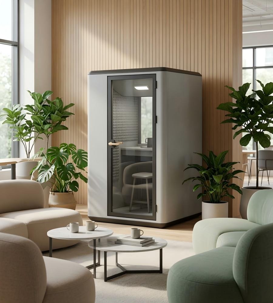 極簡專注學習靜音倉 Minimalist Focus Acoustic Study Pod